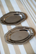 Set van 2 rvs dienblad small