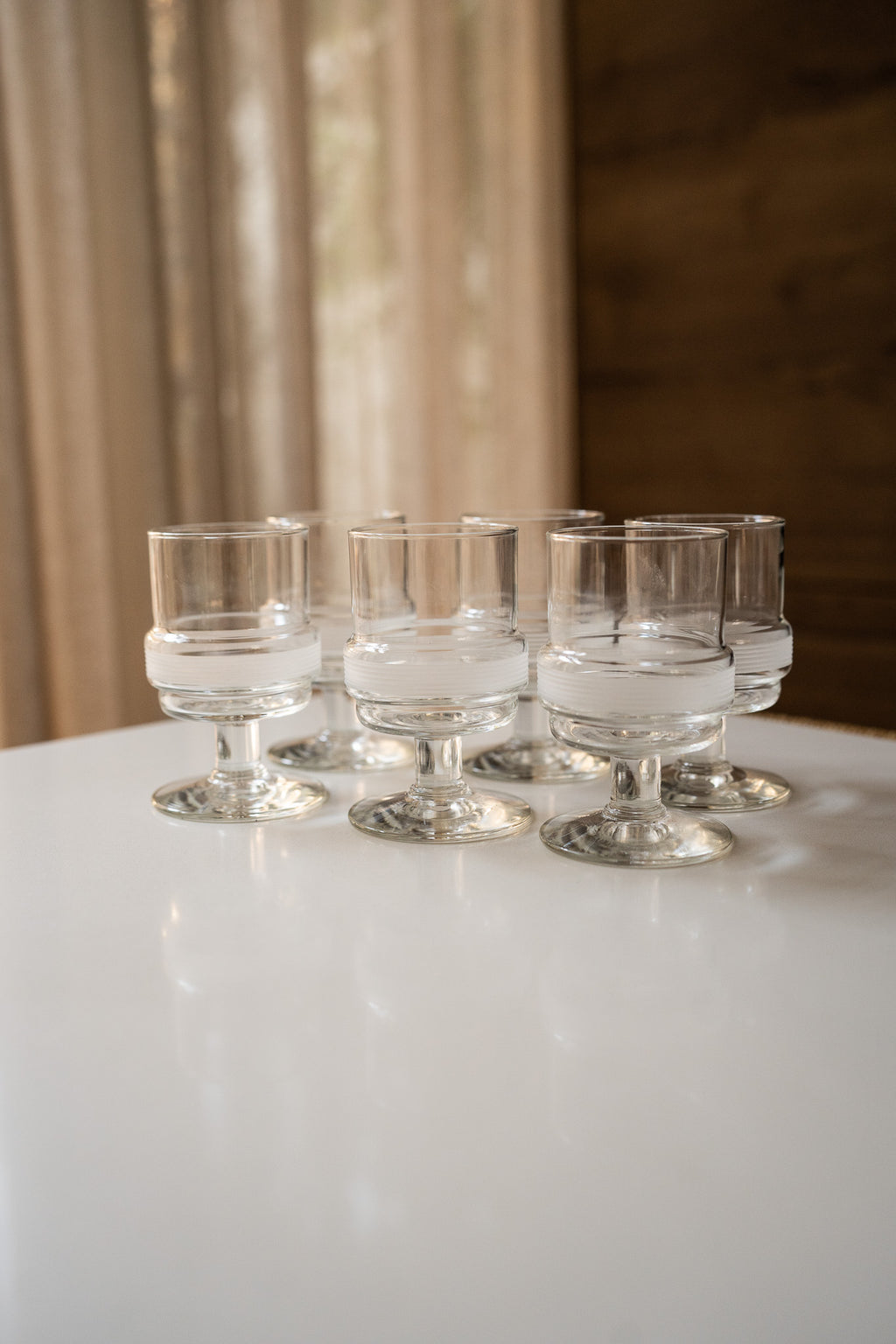 Set van 6 Vintage Royal Leerdam glazen