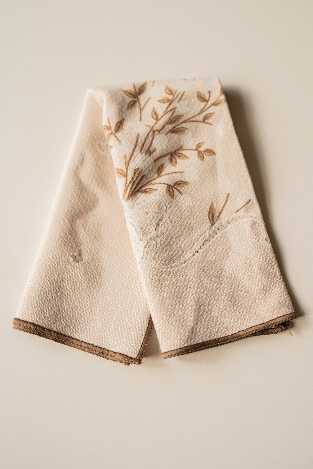 Set van 4 beige servetten