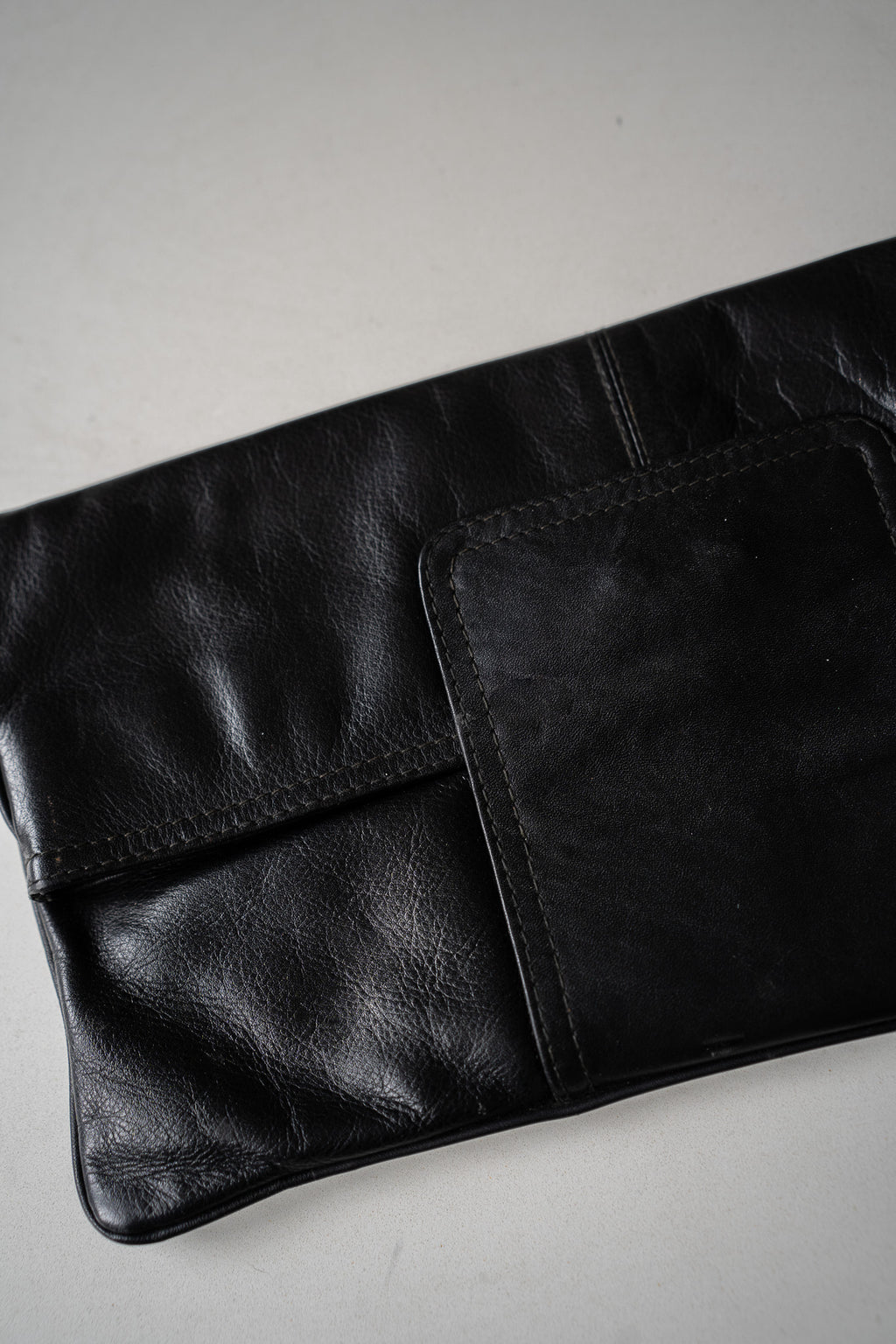 Vintage zwarte clutch
