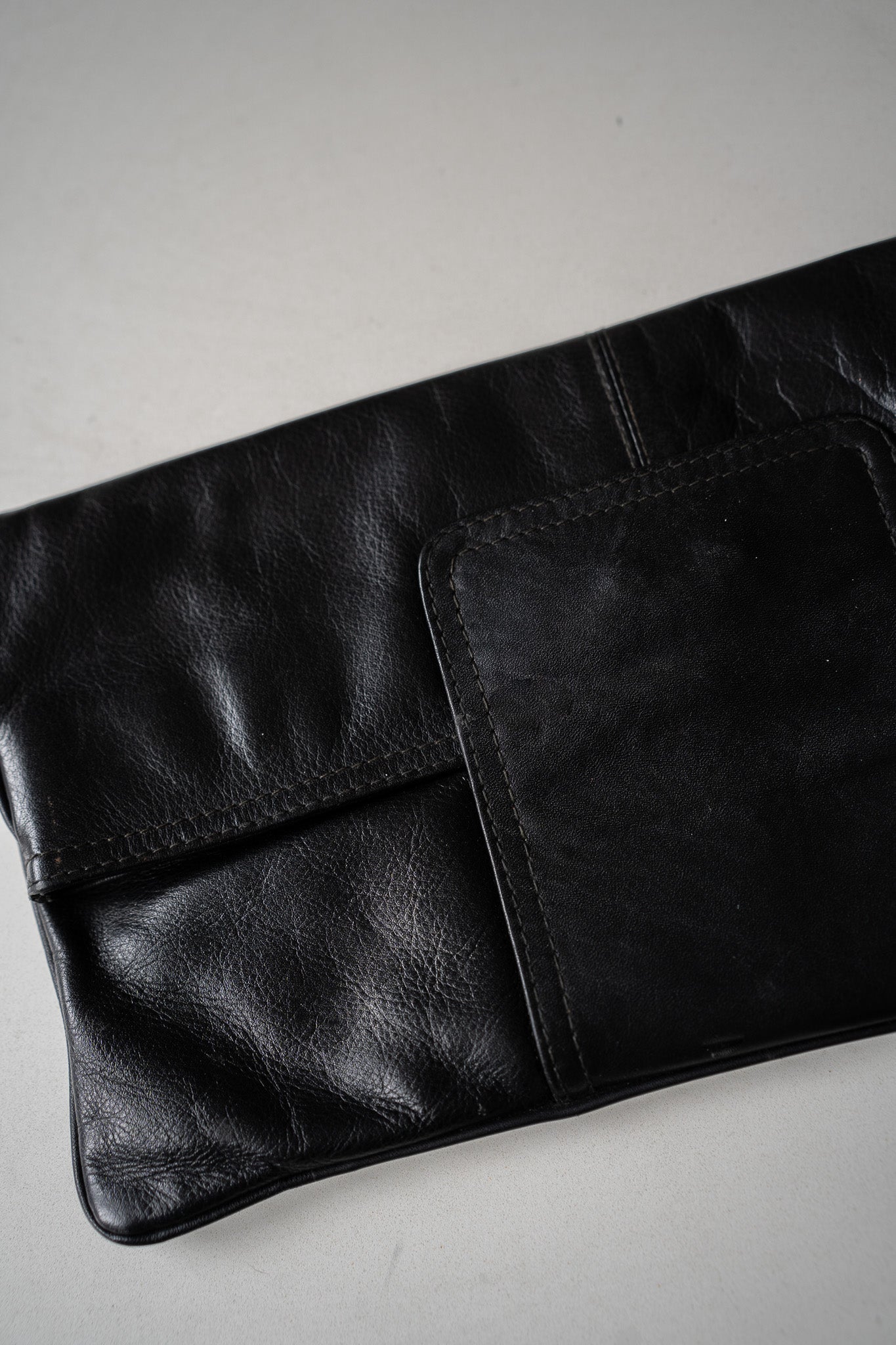 Vintage zwarte clutch
