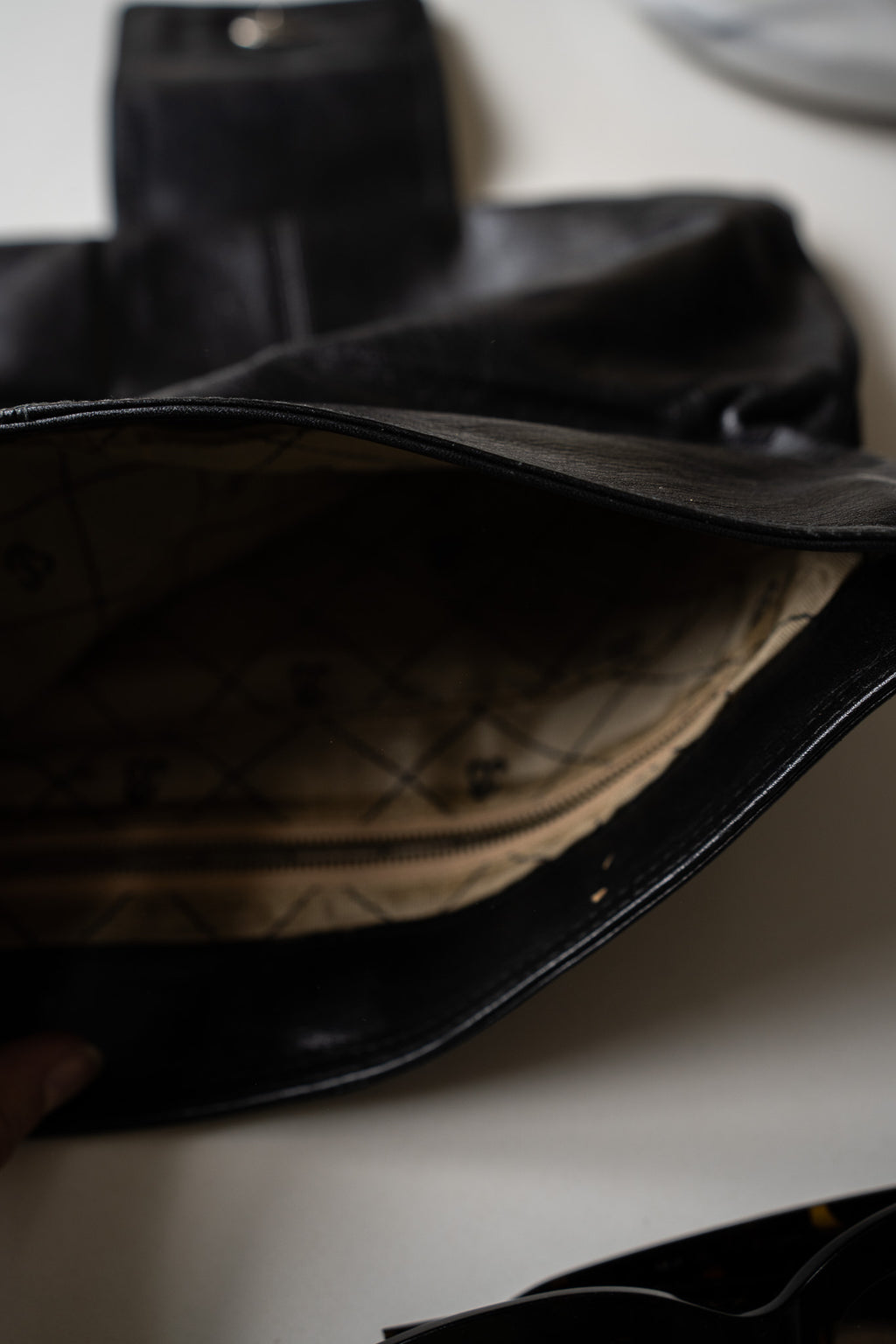 Vintage zwarte clutch