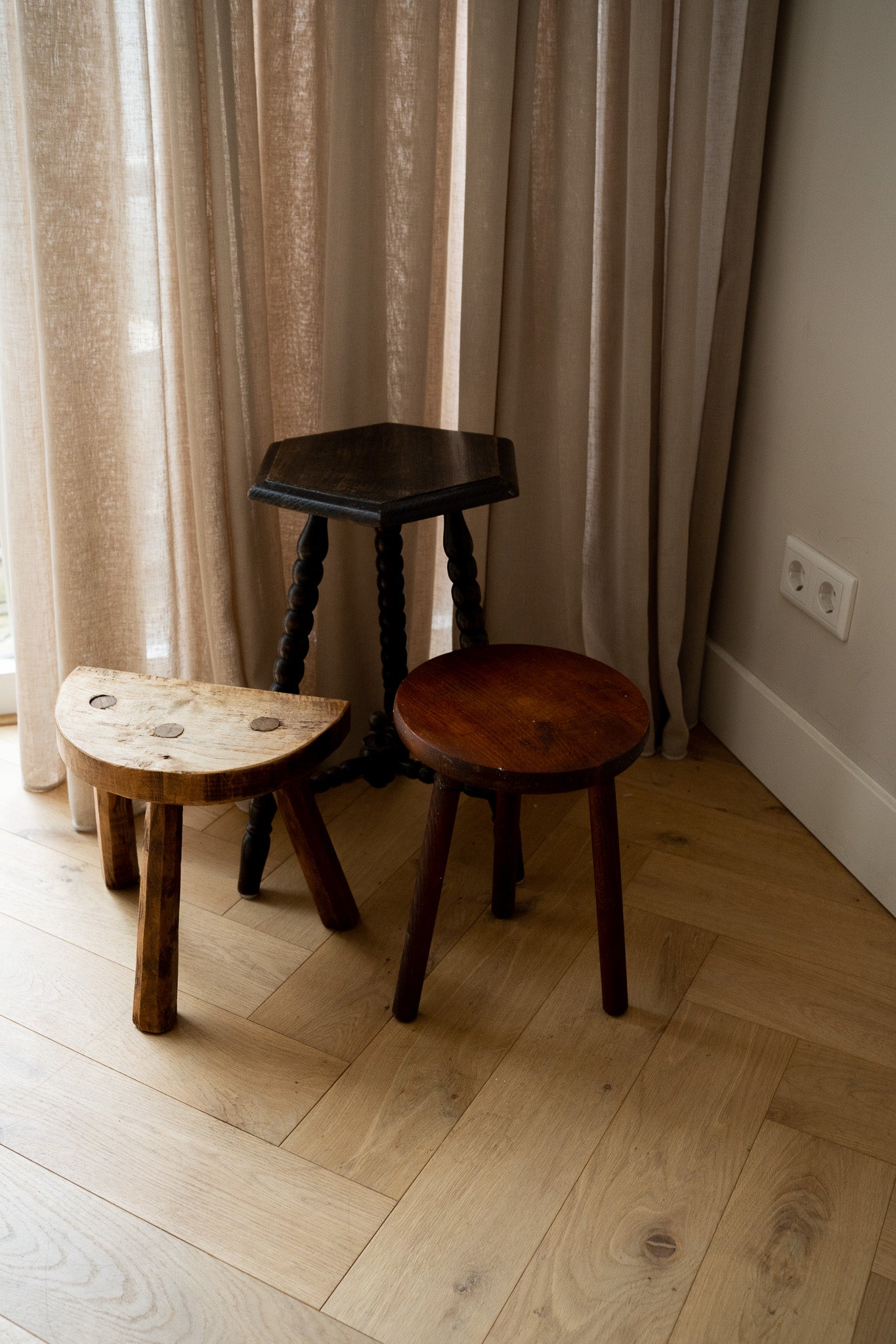 Vintage Bobbin bijzettafel