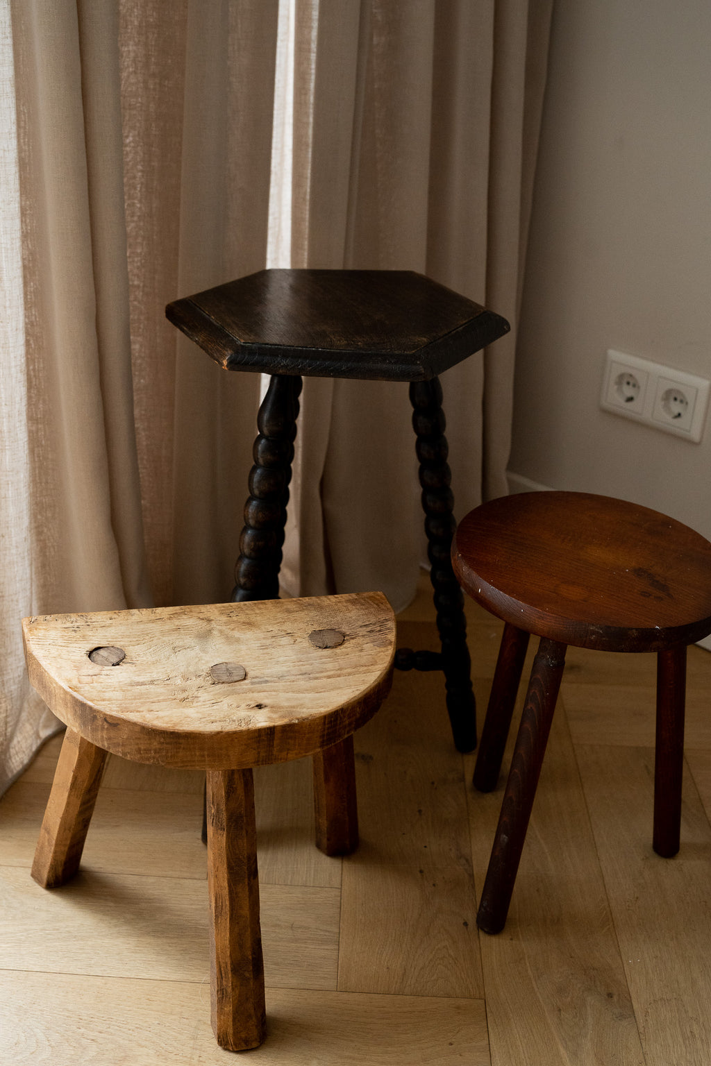 Vintage Bobbin bijzettafel