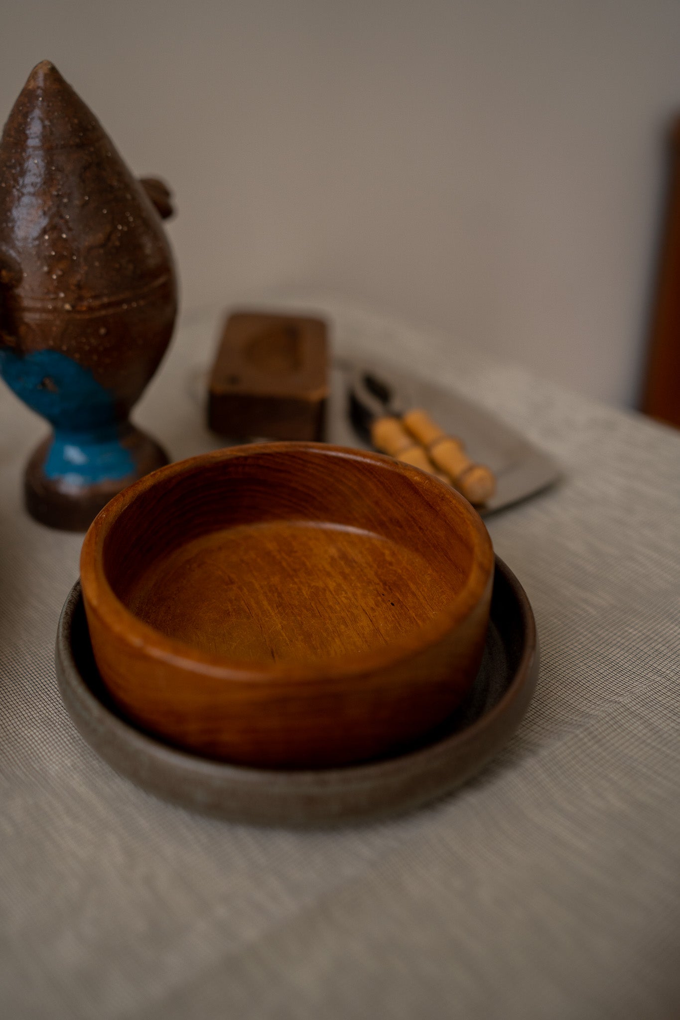 Houten schaaltje