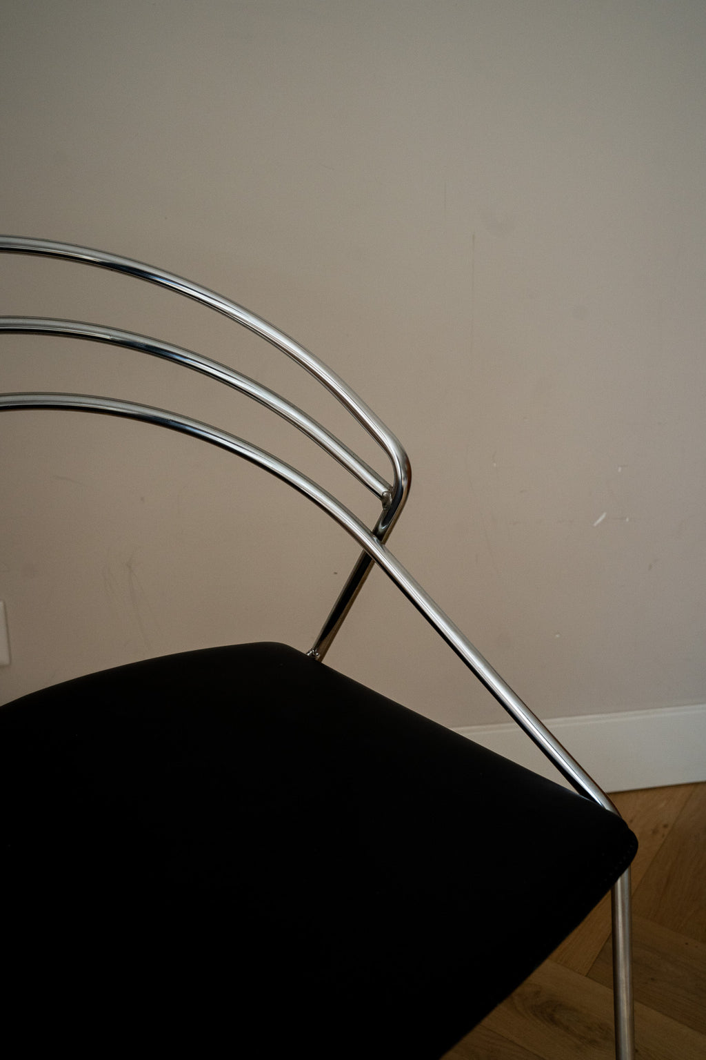 2 Vintage Design 80’s Stilistische Draadstaal Stoelen Chroom&nbsp;