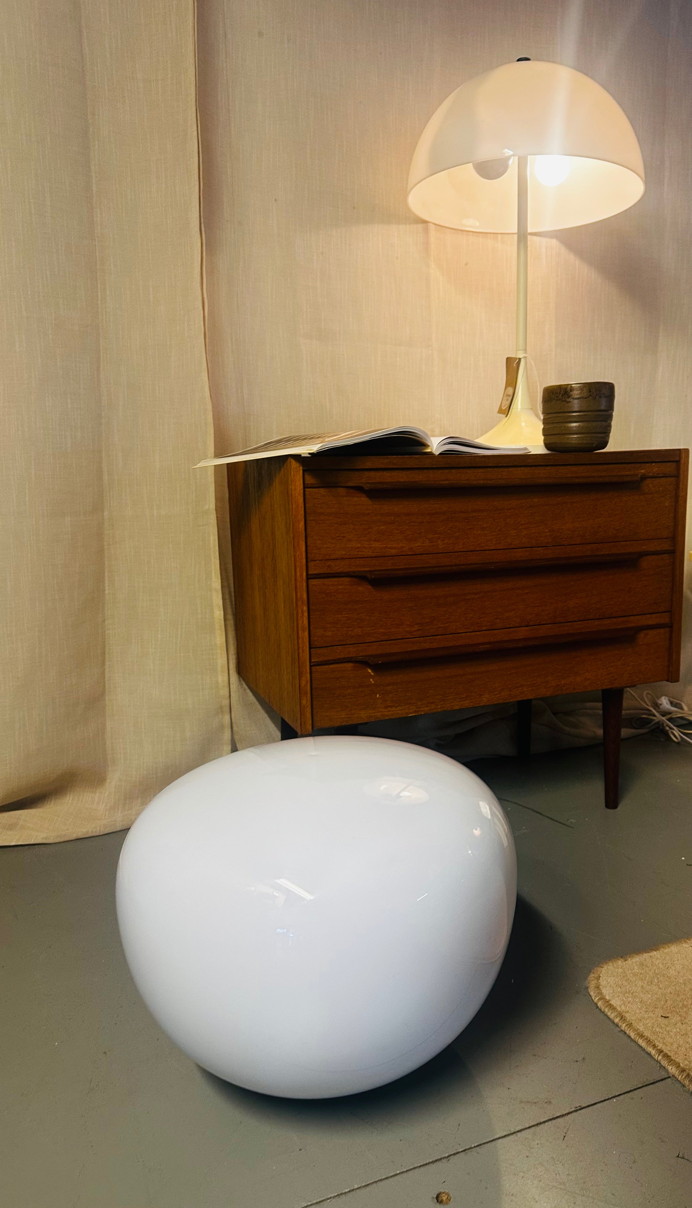 Vintage ikea vloerlamp Jonisk ontwerp Carl Öjerstam